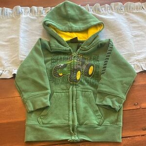 John Deere Zip up hoodie